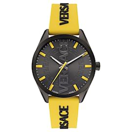 Versace-Montre en silicone Versace V-Vertical-Gris