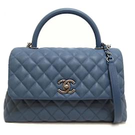 Chanel-Coco Handle Bag-Blue