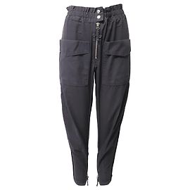 Isabel Marant Etoile Tilsen Pants in Black Cotton Black
