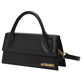 Jacquemus-Le Chiquito Long Bag - Jacquemus -  Black - Leather-Black