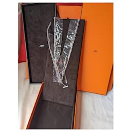 Hermès-baile alegre 160 cm Largo Collar Plata 925 caja a estrenar-Hardware de plata