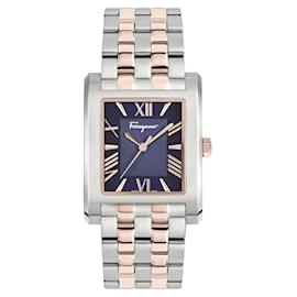 Salvatore Ferragamo-Salvatore Ferragamo Ferragamo Montre-bracelet en dentelle-Métallisé