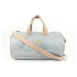 Louis Vuitton-2000 LV Americas Cup Grey Polochon Travel Bag-Other
