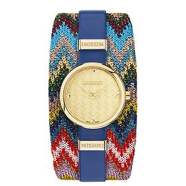 Missoni M1 Orologio da polso D'oro Metallico