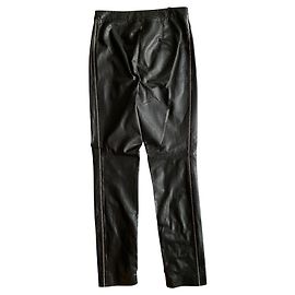 Chanel leather pants Black