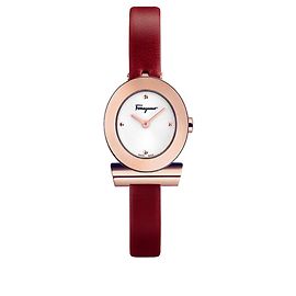Salvatore Ferragamo Gancino Uhr Pink