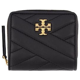 Tory Burch Kira Chevron Bi-Fold Wallet Black