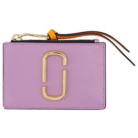 Marc Jacobs Top Zip Multi Wallet in Regal Orchid Multi Leather Purple