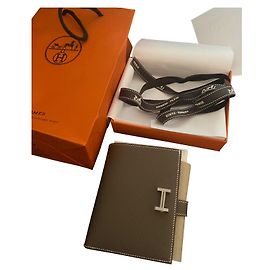 Hermès Bearn wallet Epsom leather grey Grey