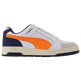 Puma Cestas retrô Slipstream em couro branco Branco