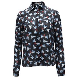 Alice + Olivia Camicia Alice & Olivia Willa Colomba in Seta Nera Altro