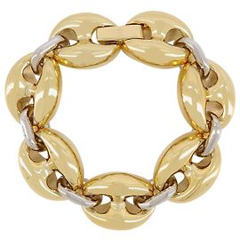 Paco Rabanne Pulsera X Eight de latón dorado Dorado Metálico
