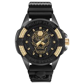 Reloj Philipp Plein The $kull Crystal Negro