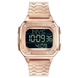 Relógio digital Philipp Plein Hyper$hock Rosa