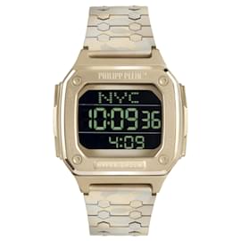 Philipp Plein-Hyper $hock Digital Watch-Golden,Metallic