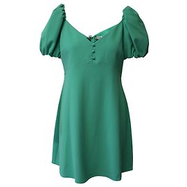 Alice + Olivia Dana Robe à manches bouffantes en polyester vert Vert