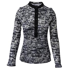 Autre Marque-Proenza Schouler Long Sleeve Printed Blouse in Multicolor Cotton -Other