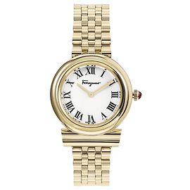 Reloj de pulsera Salvatore Ferragamo Gancini Dorado Metálico