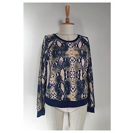 Sweater Baum und Pferdgarten M Multicor