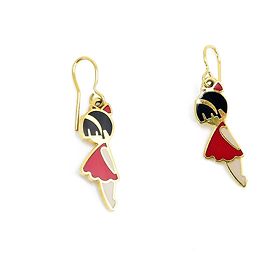 Prada Boucles d'oreilles fille Doré