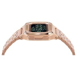 Philipp Plein-Philipp Plein Hyper $hock Montre numérique à cristaux-Rose