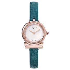 Salvatore Ferragamo Gancini Slim Leather Watch Other