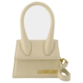 Jacquemus-Le Chiquito Tasche aus beigem Leder-Beige
