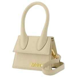 Jacquemus-Le Chiquito bag in Beige Leather-Beige
