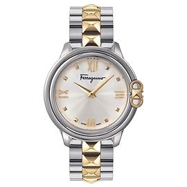 Salvatore Ferragamo Ferragamo Studmania Bracelet Watch Metallic
