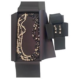 Chanel Set di gioielli con perle CC Altro