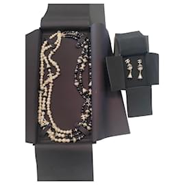 Chanel-CC pearl jewelry set-Other