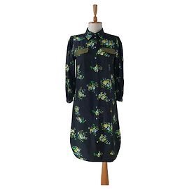 Autre Marque Robe Sienna Noir et Multicolore en Coton Noir Multicolore