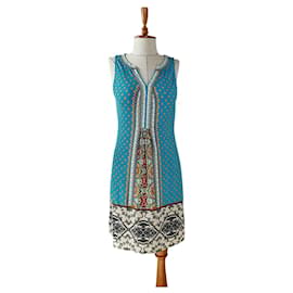 Robe bleue Hale Bob M Bleu Multicolore