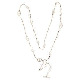 Collar largo hermès farandole Plata
