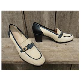 Christian Dior-summer loafers Christian Dior Boutique vintage new condition p 37-Eggshell