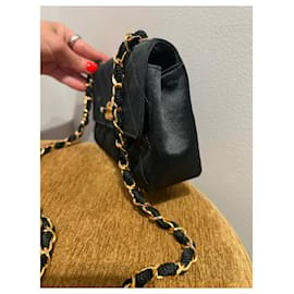 Chanel-Handbags-Black,Gold hardware