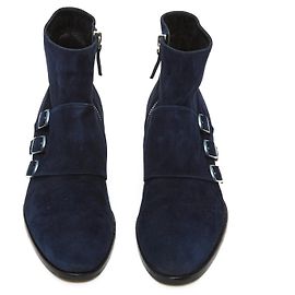 Hermès LEXINGTON SUEDE BLUE FR38 Bleu Marine