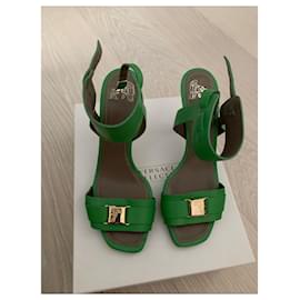 Gianni Versace-Calcanhares-Verde escuro