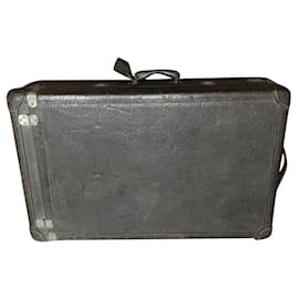 Prada-Antique Fratelli Prada Suitcase-Brown