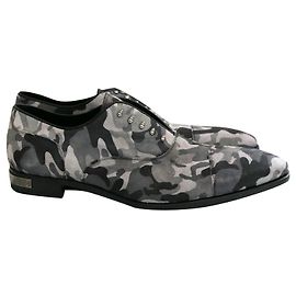 Philipp Plein Camouflage Skull Class Schuhe Grau