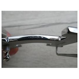 Hermès-hemres belt buckle 5382 polished palladium metal 32mm new-Silver hardware