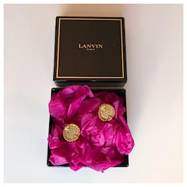 Lanvin-Diamantes de imitación cosidos-Dorado