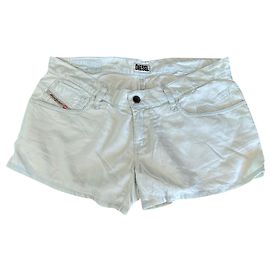 Diesel Shorts White Light blue
