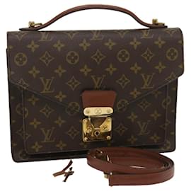 Louis Vuitton-Louis Vuitton Monogram Monceau 2Way Bolsa de Ombro Bolsa de Mão M51185 LV Auth jk1813-Outro