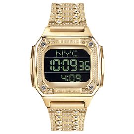 Orologio digitale Philipp Plein Hyper $hock Crystal D'oro Metallico