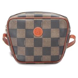 Fendi-Sac bandoulière Pequin-Marron