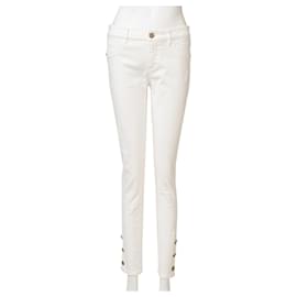 Chanel-Jean blanc-Blanc