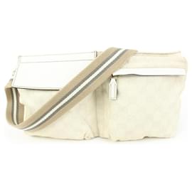 Gucci-Rare Cream Monogram FF Belt Bag Fanny Pack Riñonera-Otro