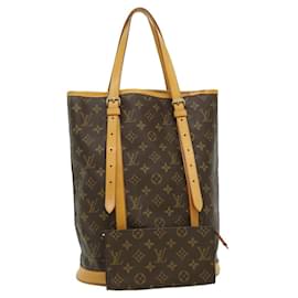 Louis Vuitton-LOUIS VUITTON Monogram Bucket GM Shoulder Bag M42236 LV Auth pt2855-Monogram