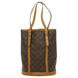 Louis Vuitton-LOUIS VUITTON Monogram Bucket GM Hand Bag M42238 LV Auth pt2460-Monogram